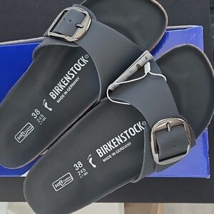 Birkenstock Madrid  Black NWT 38